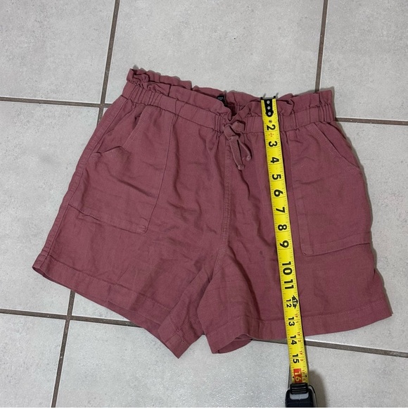 Art Class Girls Kids Brown Elastic Waist Loose Paper Bag Shorts size L(10/12). - Picture 6 of 6